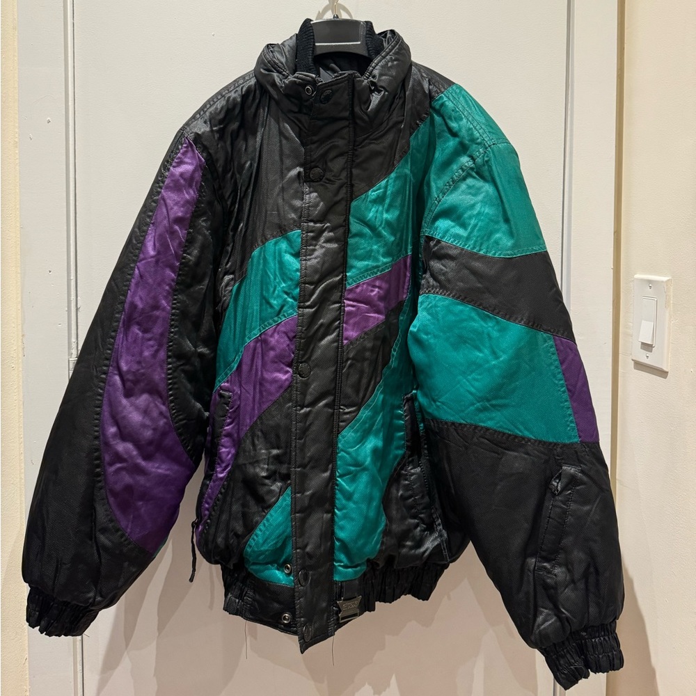 Vintage 80’s Snowmobile Puffer Jacket